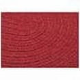 thumbnail image 2 of Bristol Polypropylene Braided Sample Swatch Rug, 14" by 17", Red, 2 of 2