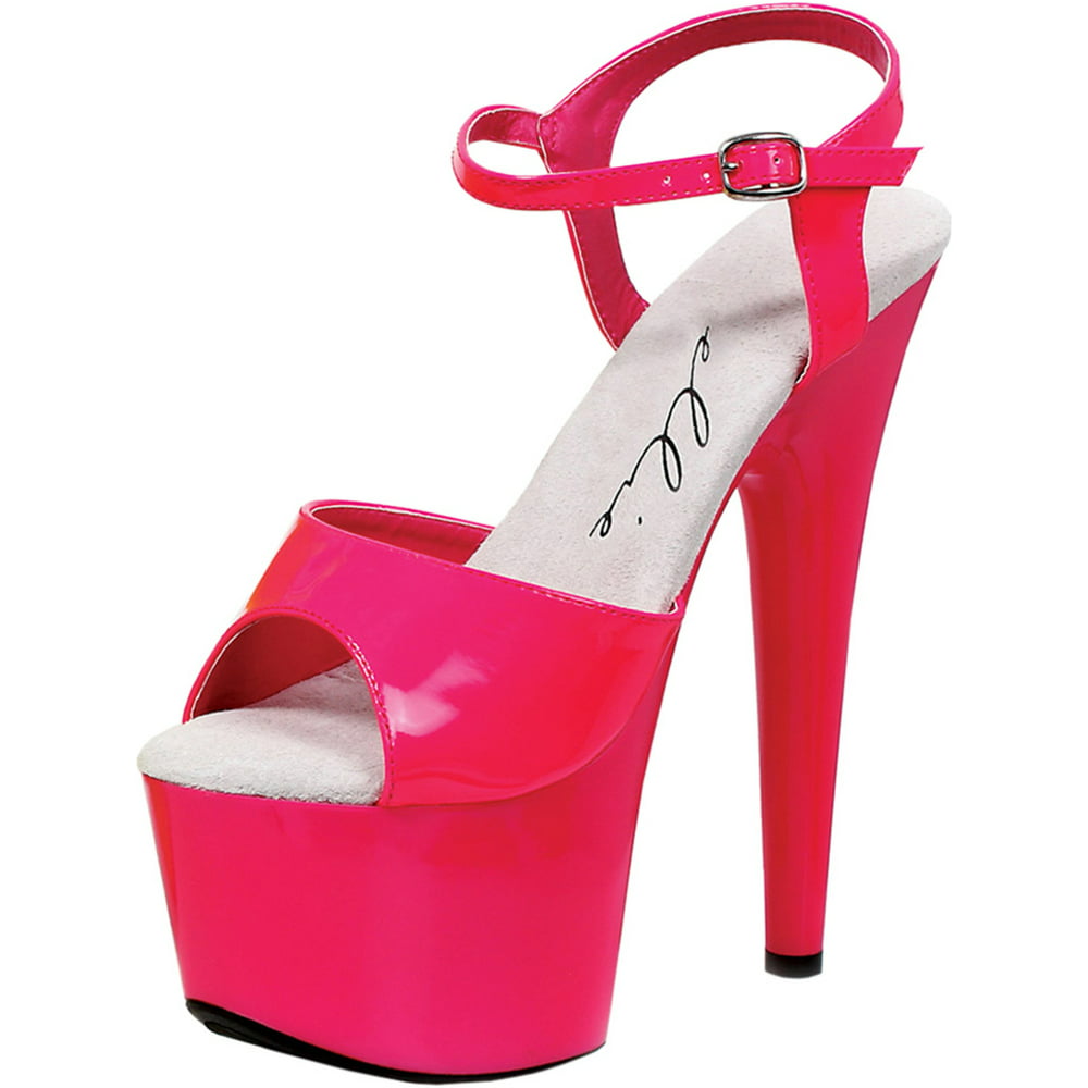 SummitFashions - Fabulous Neon Pink High Heels Women's 7 Inch Stiletto ...