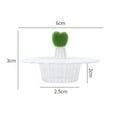 thumbnail image 3 of Kitchen Sink Strainer Stopper Set, 5 Pack Fixed Drain Waste Plug for Bathroom, Utility and Laundry Sinks, Prevents Clogging and Catches Food Debris, 3 of 9