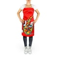 thumbnail image 2 of Carolines Treasures MW1197APRON Happy Holidays Shrimp Apron Large multicolor, 2 of 4