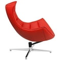 thumbnail image 4 of Flash Furniture Leather Cocoon Chair in Red, 4 of 5