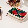 thumbnail image 7 of Watermelon Velvet Portable Necklace Organizer with Removable Compartment - Display Case, Earring Organizer, and Necklace Holder - Gift, 7 of 7