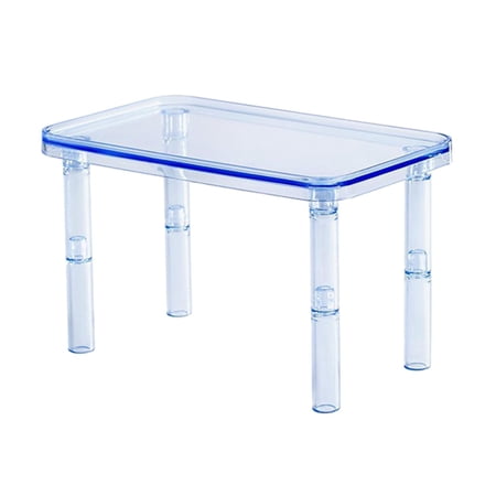 Hamster Platform with Pillars Small Animals Platform for Rat Parrot Squirrel Blue