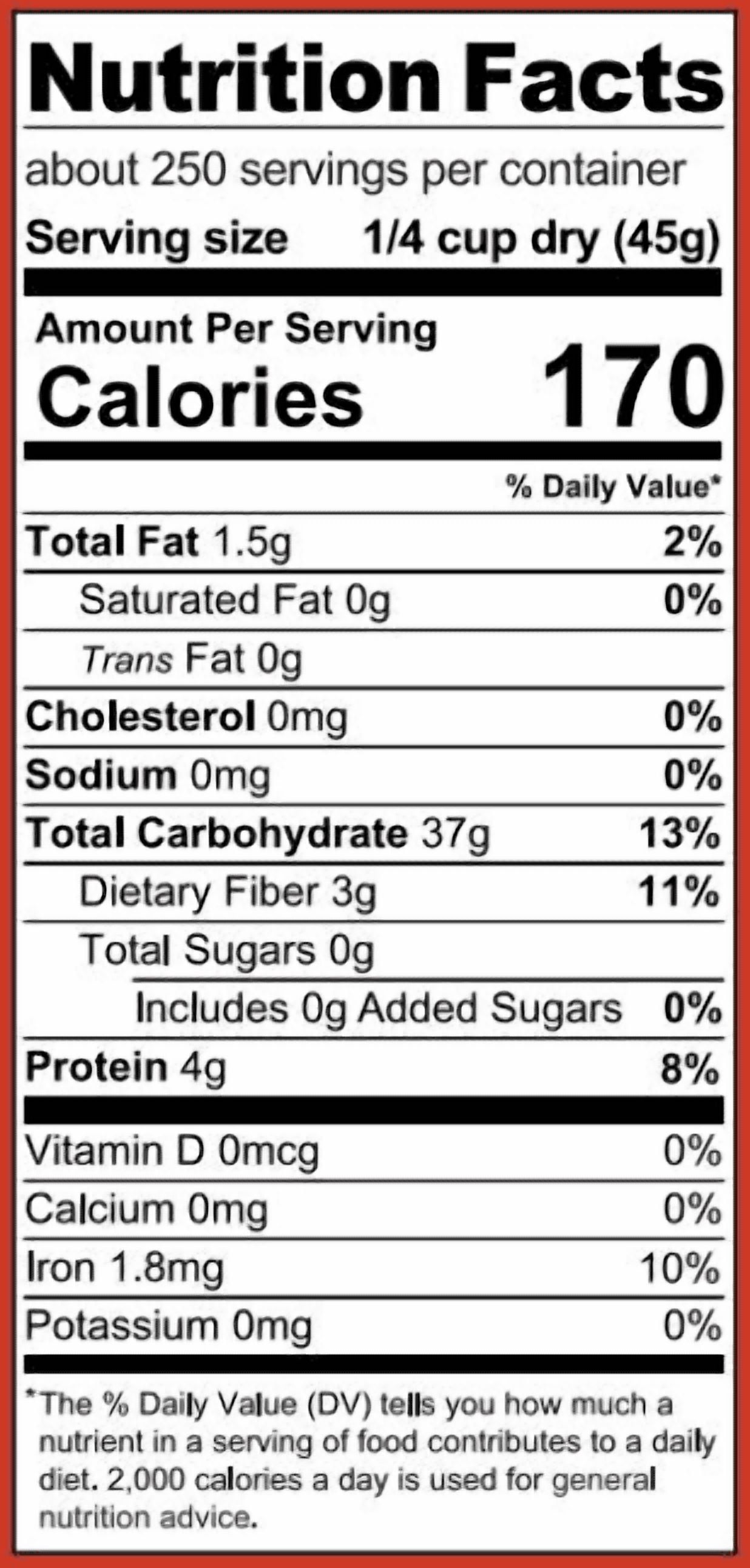 Ralston Family Farms Red Rice, 25 Pound Bucket, Ancient Grain, Non-GMO, Naturally Gluten Free, Red Artisanal Rice Grown in USA