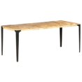 thumbnail image 1 of vidaXL Dining Table 180x90x76 cm Solid Mango Wood, 1 of 5