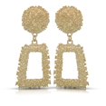 thumbnail image 1 of HUISHI Earrings Metal Women Earrings New Elegant Big Vintage Drop Earrings Gold Silver Color Geometric Statement Drop Earring yaoshenbao LED, 1 of 2