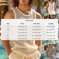 thumbnail image 4 of Fengqque Mens Mesh Sleeveless Tank Tops Casual Hollow Out T Shirts Beach Summer See Through Tops Mint Green L(L), 4 of 5