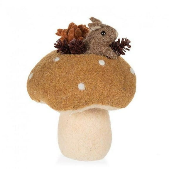 MDR Trading Inc. AB-27-PEEKABOO-017_Q01 Mouse In A Mushroom Figurine