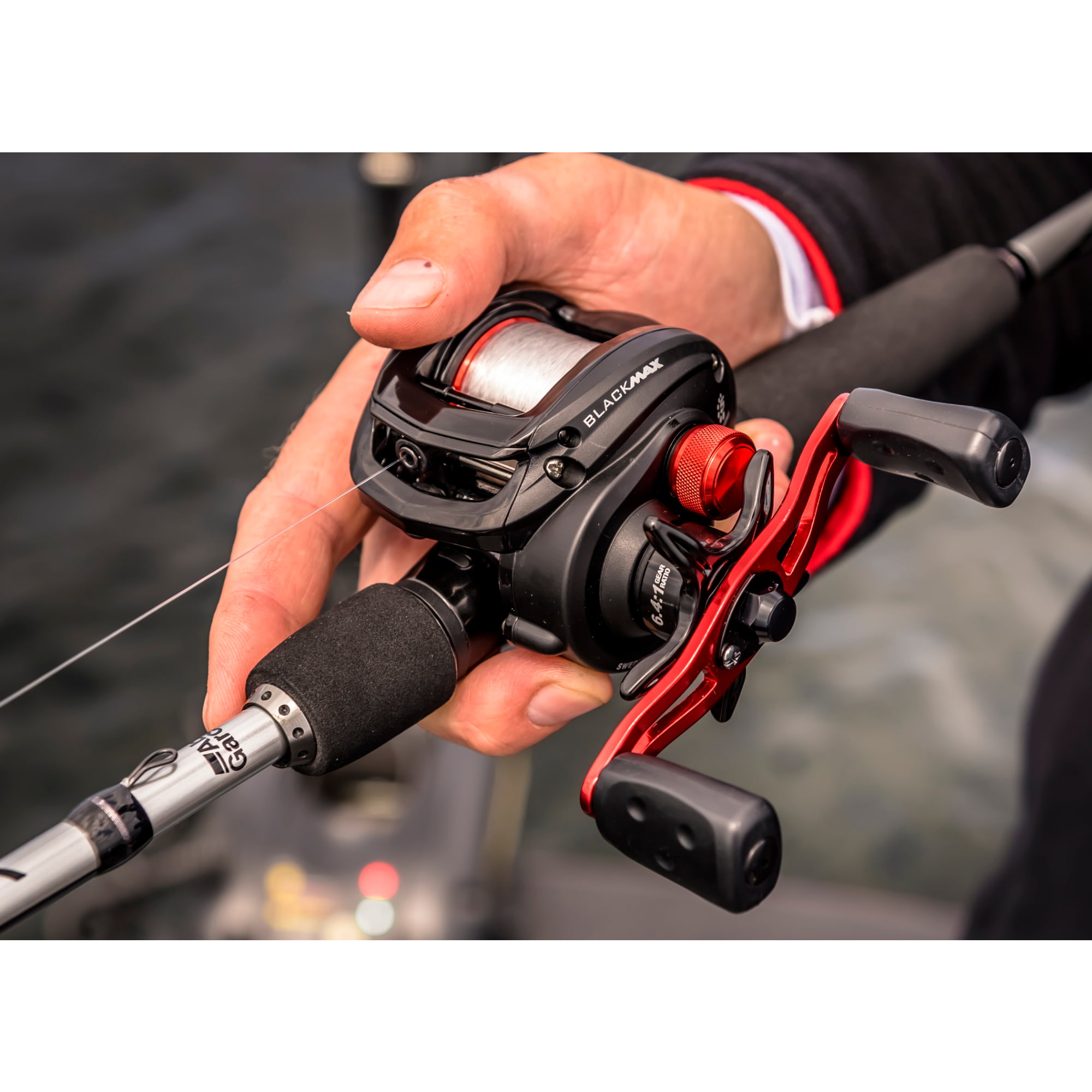 Details about   Abu Garcia Black Max Baitcast Low Profile Reel and Fishing Rod Combo 