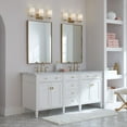 thumbnail image 6 of Estrada Collection Three-Light Brushed Gold Contemporary Bath & Vanity Light, 6 of 15