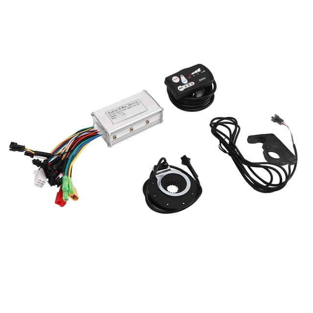 Brushless Motor Controller, Electric Bike Motor Controller Kit 24V 36V 48V Sturdy Cooling Waterproof Meter For Cyclists For Riding