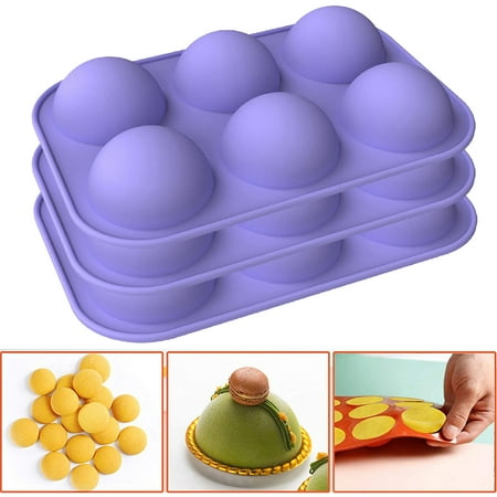 

JoshiyHalf Sphere Silicone Cake Chocolate Cookie Baking Mould Decor