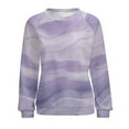 thumbnail image 7 of Colorful Marble Pattern Mom Sweatshirt For Women Long Sleeve Pullover, 7 of 7