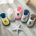 thumbnail image 5 of LIIPEE Boys Girls Slippers Comfort Cute Fruit Printed Non- Memory Foam Warm Flat Shoes Baby Versatile Work Slippers,Grey,2-3 Years, 5 of 5