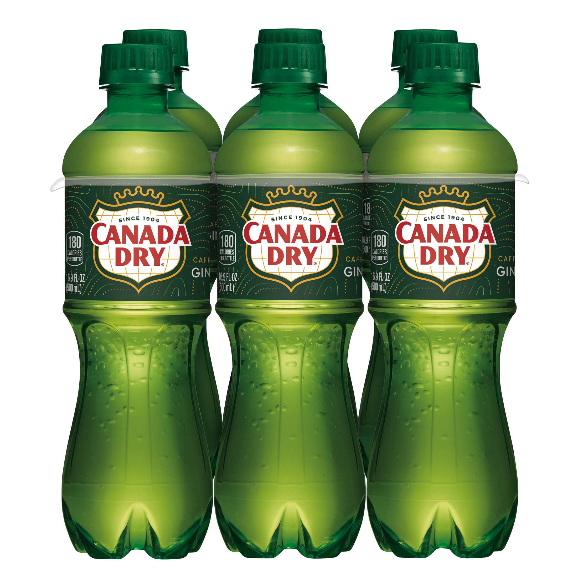 Canada Dry Ginger Ale, 16.9 fl oz Bottles, 6 Pack - Walmart.com