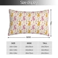 thumbnail image 2 of Sikiie Yellow Pueple Rabbit Pillow Covers, Throw Pillow Case Cushion Covers,Cushion for Bedroom,Couch,Home-16"x24", 2 of 6