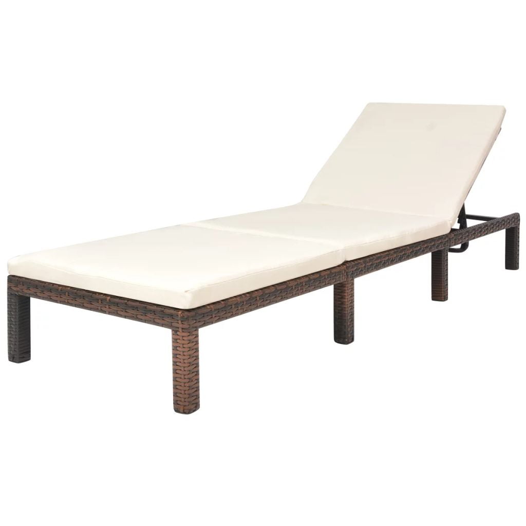 Lowestbest Patio Chaise Lounge Chair, Outdoor Reclining Chaise with Adjustable Backrest and Cushion Lowestbest Patio Chaise Lounge Chair, Outdoor Reclining Chaise with Adjustable Backrest and Cushion