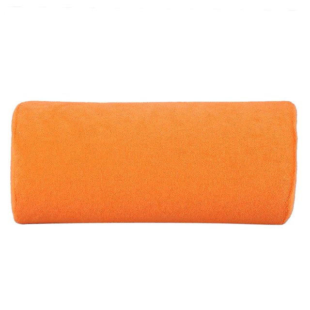 Hand Rest Cushion for Women Girls Nail Art Manicure Treatment Accessory Soft Sponge Orange