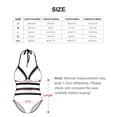 thumbnail image 5 of Green Tiger Print Swimsuit Wild Animals Funny Swimwear One Piece Swim Swimsuits Sling Beach Outfits, 5 of 5