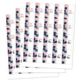 thumbnail image 3 of 60 Navy And Blush Team She Team He Mini Candy Bar Wrapper, Miniatures Candy Bar Stickers, Gender Reveal Pink and Blue Decorations, Party Favors, Made in USA,, 3 of 5
