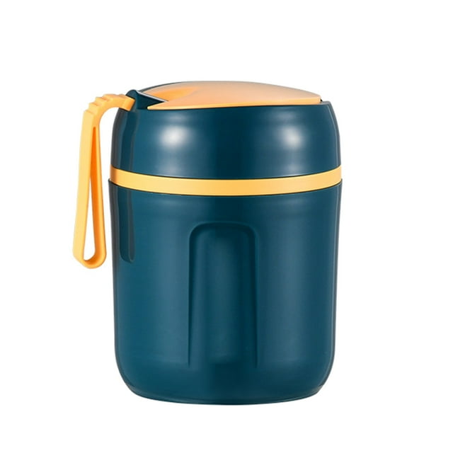 Gkeoshab Closure Bags & lids & Boxes Stainless Insulated Lunch Box With Breakfast Porridge Cup Small Rice Bucket Soup Cup Soup Pot Pot Stew Pot Soup Box Suitable For Children And Adults Home & Garden