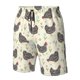 thumbnail image 4 of Balery Funny Chicken Traje de Baño Estilo Hawaiano para Hombre, Shorts de Secado Rápido con Bolsillos-Large, 4 of 6