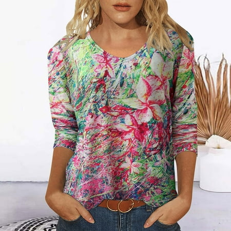 

Aayomet Bustier Tops For Women Women s Boat Neck and V-Neck Long Sleeve Draped Dolman Top with Side Shirring Shirt Green L