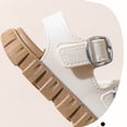 thumbnail image 6 of Viluyesy Girls Sandals Open Toe Buckle Soft Sole Non Slip Summer Beach Shoes for Kids White Size 7 Toddler, 6 of 8