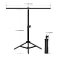 thumbnail image 2 of 67cm Photography Photo Studio T-Shape Backdrop Background Stand Frame Support System Kit For Video Chroma Key Green Screen ,Easy to Use, 2 of 6