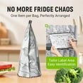 thumbnail image 5 of Reusable Aluminum Foil Sealable Storage Bags – Durable, Reusable Aluminum Bags, Stand Up Foil Sealable Bag With Label And Zip Lock For Vegetable Fruit Meat, 5 of 7