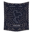 thumbnail image 1 of Tapestry Thailand - Microtela de pared (fibra, 150 x 150 cm), 1 of 2