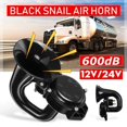 thumbnail image 2 of Bocina de Aire AutomáTica de 12V/24V, Bocina de Aire de Trompeta Ruidosa para CamióN con VáLvula EléCtrica para Coche, VehíCulo, Camiones, AutobúS, Furgoneta, Tren, 2 of 5