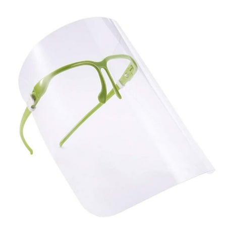 

Zummy Protective Face Shield with Attached Glasses Clear Shield Color