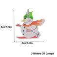 thumbnail image 3 of 20-Light Battery Operated Christmas String Lights with Decorations - Indoor Outdoor Holiday Decor for Tree, Home, Party - Durable PC Material, Easy Setup, Festive Warm White LED Bulbs, 3 of 7