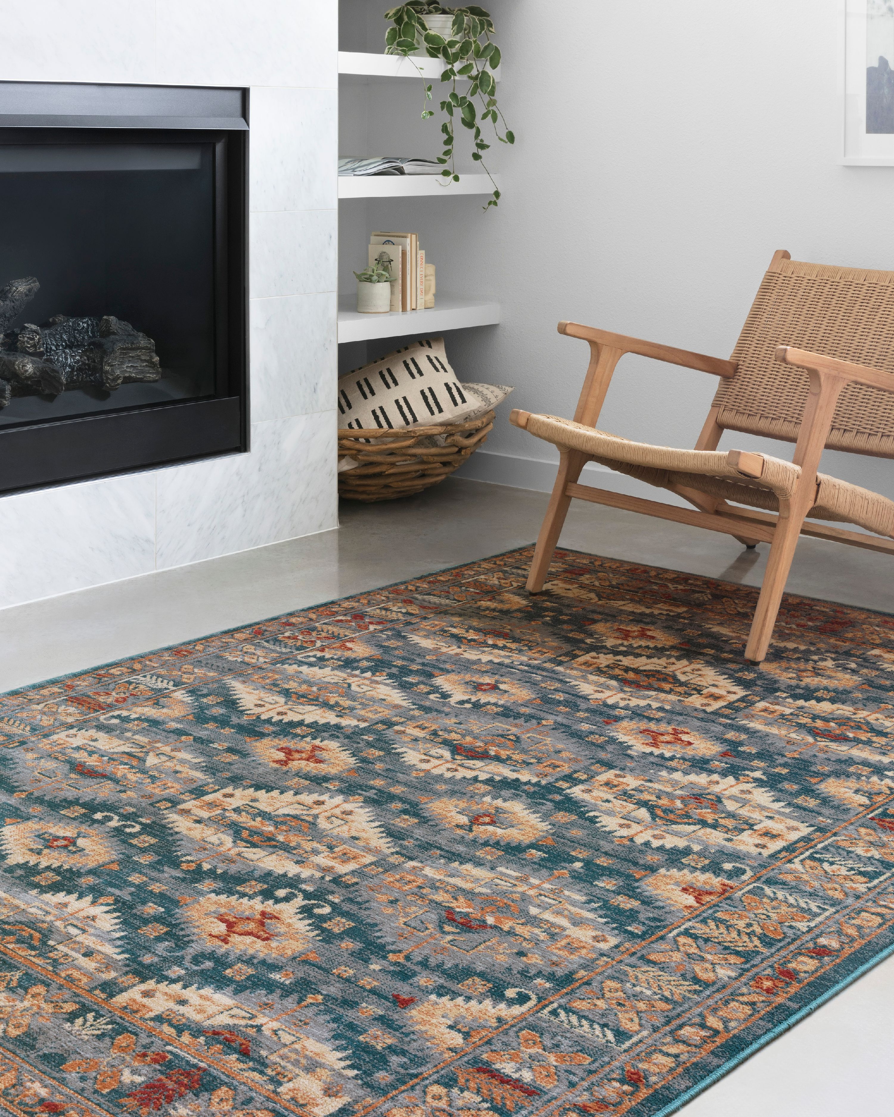 Loloi II Isadora Oriental Lagoon / Multi Area Rug