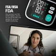 thumbnail image 4 of Greater Goods Blood Pressure Monitor with Bluetooth Sync, Smart Pro-Series Upper Arm BP Machine with Multicolor Backlit LCD & AC Adapter, 4 of 8