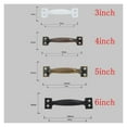 thumbnail image 7 of 10pcs Bow-Shaped Iron Furniture Handle Vintage Drawer Wardrobe Cabinet Door Handle Garages Sheds Door Knob, 7 of 7
