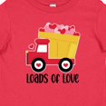 thumbnail image 4 of Inktastic Valentine Truck Loads of Love Heart Quote Boys Baby T-Shirt, 4 of 5