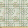 thumbnail image 2 of Ambesonne Nautical Fabric by the Yard Upholstery, Spiral Ammonite Shells, 1 Yard, Pale Eggshell and Multicolor, 2 of 5