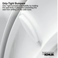 thumbnail image 4 of Kohler Cachet Quiet-Close Toilet Seat - Grip-Tight Bumpers - Round, Biscuit, 4 of 8