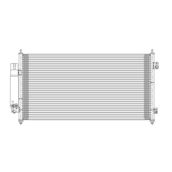 A/C Condenser Fits 1989 Ford Bronco