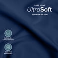 thumbnail image 6 of Bare Home Ultra-Soft Flat Sheets - Premium 1800 Collection - Brushed - Twin XL, Dark Blue, 6 of 8