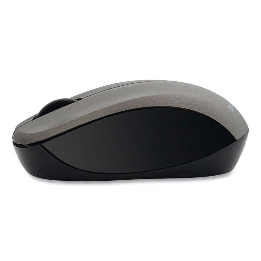 Silent Wireless Blue Led Mouse, 2.4 Ghz Frequency/32.8 Ft Wireless Range, Left/right Hand Use, Graphite | Bundle of 2 Each