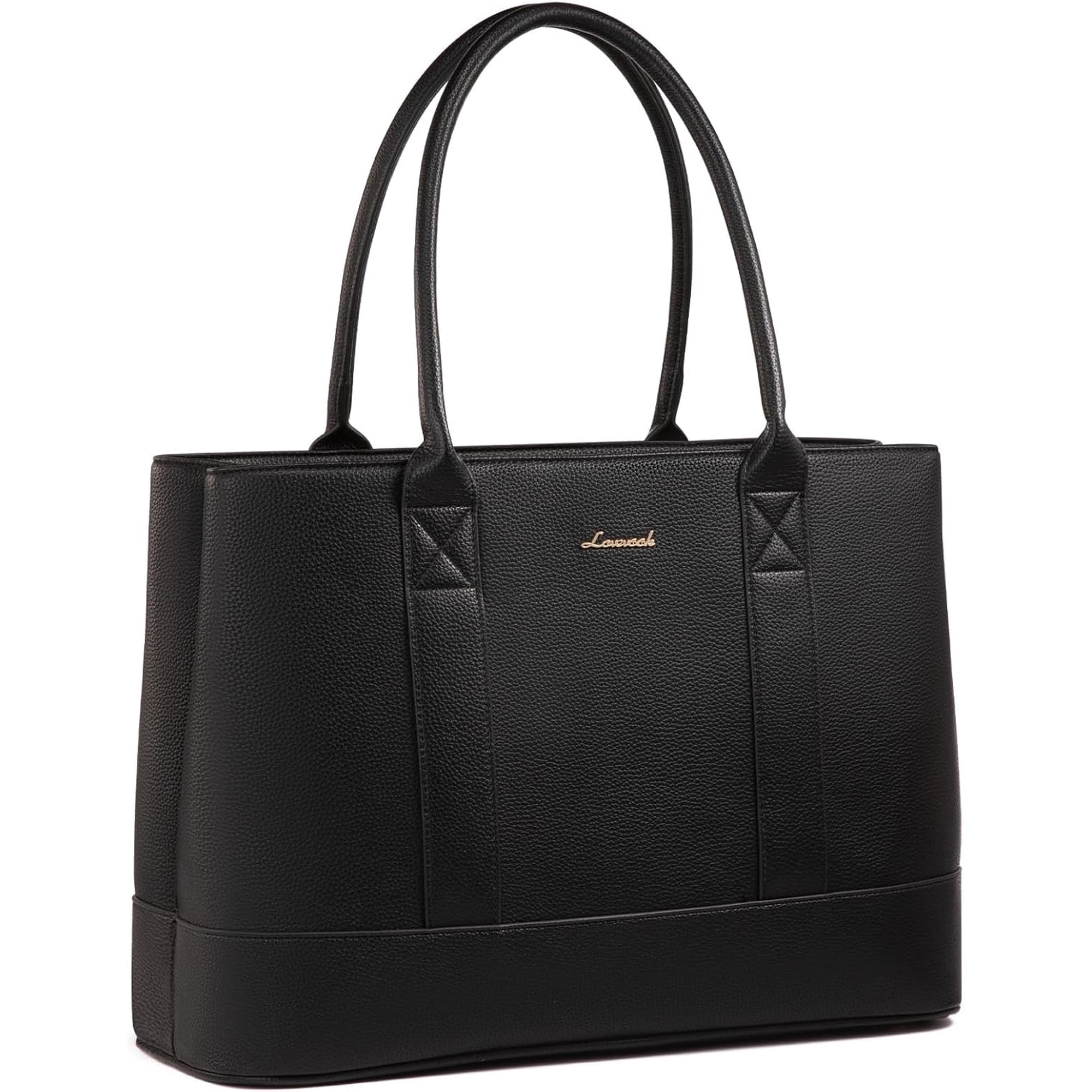 LOVEVOOK Laptop Bag for Women, Computer Work Tote Bag, Business Shoulder Handbag, Office Briefcase for Gift, Travel, Teacher