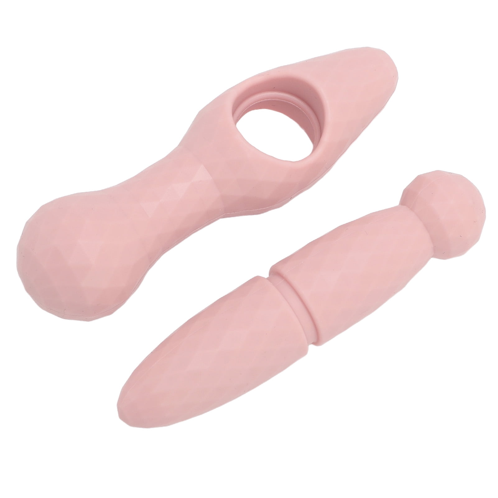 Riousery Trigger Point Massage Tool Handheld Massager for Myofascial Release Deep Tissue Relaxation for Neck Back Legs Recovery Support Pink 4.33 inches / 11 cm