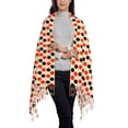 thumbnail image 2 of Honeii Table Tennis Rackets Print Scarf Oversized Scarf Tassel Fall Winter Thick Scarf Warm Shawl Women,Women's Scarves & Wraps, 2 of 8