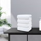 thumbnail image 1 of Paquete de 4 Toallas Faciales de Algodón | Paños Absorbentes 100% Naturales para Rostro y Cuerpo | Suaves y de Secado Rápido (Blanco, Beige, Gris), 1 of 6