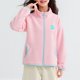 thumbnail image 1 of Blusa y camisa de cuello alto de manga larga para niños y niñas, sudadera con capucha y bolsillo con cremallera y cuello alto abrigado, de terciopelo granulado, moderna y cálida, para niñas., 1 of 6