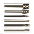 thumbnail image 4 of 6 Pcs Outil Rotatif Multi-Usage HSS pour Routeur, Accessoire de Coupe Compatible avec Dremel, 4 of 6