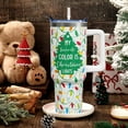 thumbnail image 2 of 40 oz Christmas Tumbler with Handle, Stainless Steel Xmas Holiday Christmas Insulated Tumblers for Women with Lids and Straws Water Bottle, 2 of 7